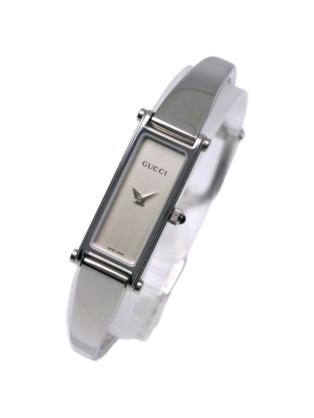★SOLD★ Gucci Stainless Steel Quartz Analog Display Silver Dial Watch - Picture 2 of 8
